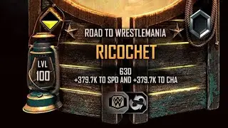 Level 100 Ricochet - Heroic Road to Glory Wrestlemania - RTWM WWE Supercard Season 8 Event
