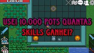 Rucoy Online Gastei 10000 Pots Skillando!!!