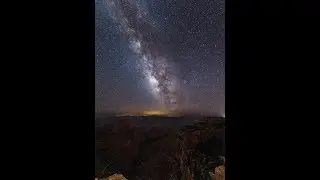 Photographing The Milky Way Grand Canyon North Rim. Last minute decision.