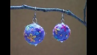 Beautiful Felt Wool Earring collections