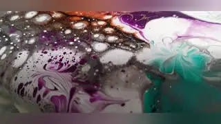 Abstract Fluid Art ~ Magic Cells And Lace ~ Bloom Swipe@ItsArtByDonna #276