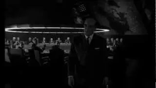 Dr. Strangelove - George C. Scott trips and falls