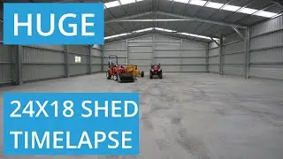 Large Commercial Workshop Shed Build