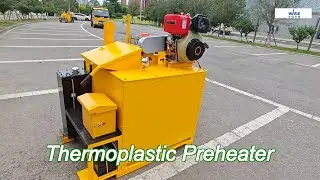 truck mounted 400kg constant temperature preheater road marking boiler powered by diesel fuel
