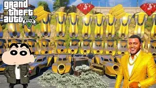 Franklin & Shinchan Do Hard Work To Become RICHEST Person In GTA5 !