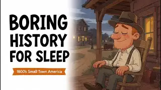 Boring History For Sleep: 1800s Small Town America | Soothing Bedtime Story Calm Story Back History