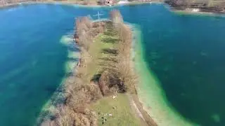 Rund um den Feringasee. Filmed with Hubsan Zino 4k 30fps drone.