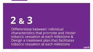 Milestone Approach to Smoking Cessation