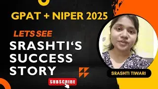 Srashti Tiwari GPAT & NIPER Qualified 🌟 | Pharmacy Success Story 2025 | Girl Power in Pharma