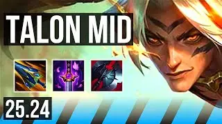 TALON vs ZED (MID) | KR Master | 25.24