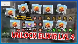 Recipe Elixir Lv4 - Cheap Material - Qian, Kun, Kan, Li, Gen, Dui, Zhen, Xun Elixir | Utopia: ORIGIN
