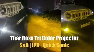 Thar Roxx MX1 Fog Lamp Installation | IPH Project | S & B Projector | Quick Sonic Projector 