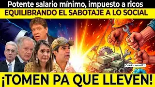 ¡SECUESTRADO MADURO!   SABOTAJE DE LOS RICOS: PETRO EQUILIBRA LA DEUDA SOCIAL. TOMEN P´A QUE LLEVEN.