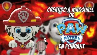 Creando a Marshall de Paw Patrol en fondant 🚒🔥 🐶
