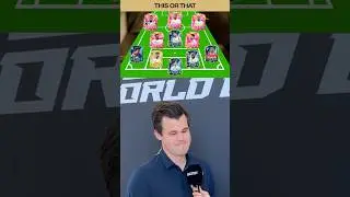 Real Madrid 🆚 FC Barcelona - Combined XI by Magnus Carlsen 👀