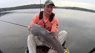 Trolling For Catfish In A Kayak