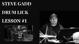 Steve Gadd Paradiddle Drum Groove Lesson
