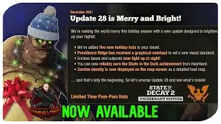 State of Decay 2 - NEWS UPDATE 28 IS AVAILABLE NOW!