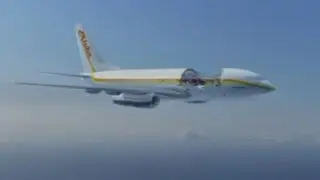 Aloha airlines flight 243 explosion decompression & landing animation 