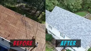 Before & After Roof Replacement | Ridgefield CT Transformation