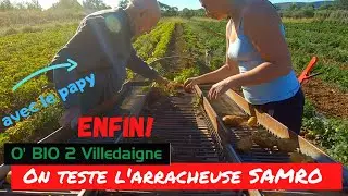On teste l'arracheuse à pomme de terre SAMRO, papy termine avec nous!
