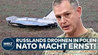 PUTINS KRIEG: Paukenschlag! Nato reagiert auf Drohnen von Russland im Luftraum von Polen