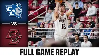Central Connecticut vs. Boston College Full Game Replay | 2023-24 ACC Men&rsquo;s Basketball