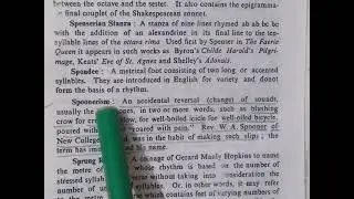 Spoonerism : Literary Term || B.A III semester || English