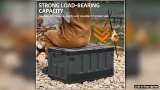 Large Camping Storage Box Portable Waterproof Container Outdoor Storage Case Durable Multi Purpose