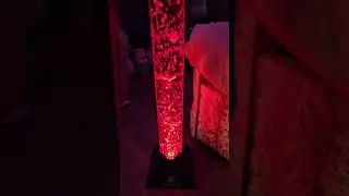 Must-have bubble fish tower lamp! #fishlamp #bubblelamp #sensorylights