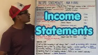 Income Statements - A Level Business AQA
