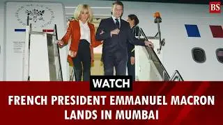 Watch: French President Emmanuel Macron lands in Mumbai | India-France | Rafale deal