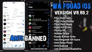 ✅UPDATE WhatsApp iOS Terbaru 2022 || Wa Fouad iOS v9.25.2 Fix Tampilan iPhone -B0M Chatt