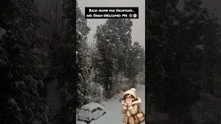 Back Home, Snow & Food Therapy 🤍❄️#winterspecial #foodshorts