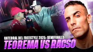 TEOREMA SE ENFADA Y EXPLOTA SU PRIME *TEOREMA VS RACSO* #CATEDRALDELFREESTYLE SEMIS Reacci&oacute;n