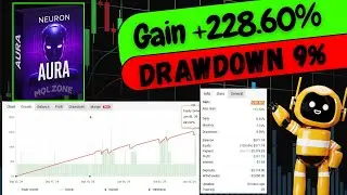 Aura Neuron EA MT4 | AI Forex Robot | EURUSD & Gold Trading | No Grid