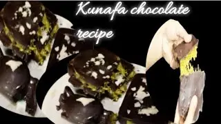 Dubai's Kunafa chocolate recipe|Quick and easy recipe|Kunafa chocolate Ghar par kaise bnaen 