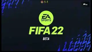 MANCHESTER CITY vs MANCHESTER UNITED [ FIFA 22 CLOSED BETA ]