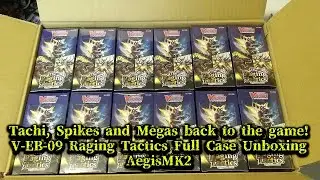 CardFight!! ヴァンガード VG-V-EB09 Raging Tactics Full Case Unboxing!