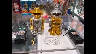 Super space robots. wire remote control. blister card.