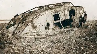 Танковое кладбище в Ипре - Пашендале, 1917 год.