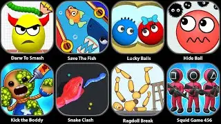 Help Me Tricky Puzzle,Help Me Brain,Head Monster,Paper Race,Squid Game,Save The Fish,PAC-Man