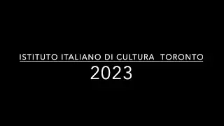 Istituto Italiano di Cultura Toronto | 2023 REWIND