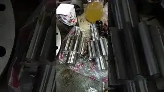 Check of parts lubricating oil pump Marine diesel generator 