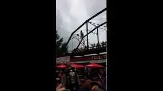 Full Throttle Saloon motorcycle high wire show.
