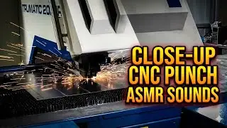 CNC PUNCH MACHINE CLOSE-UP ASMR &ndash; HOW IT WORKS