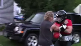 Straight Blast Response to Close Quarter Punches #shorts