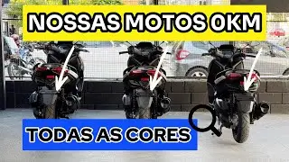 BUSCANDO NOSSAS PRIMERAS MOTOS 0km! | Todas as Cores da Yamaha XMAX 300