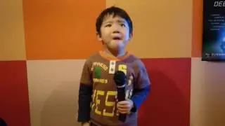 福田こうへい大好き！４歳児カラオケ熱唱！北の出世船