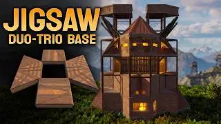 The Jigsaw - The BEST Duo/Trio 3x1 Rust Base (w/ Bunker)